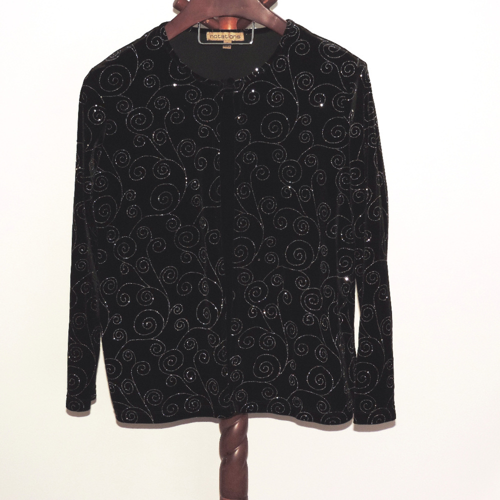 Notations one-piece pullover layered-look top
